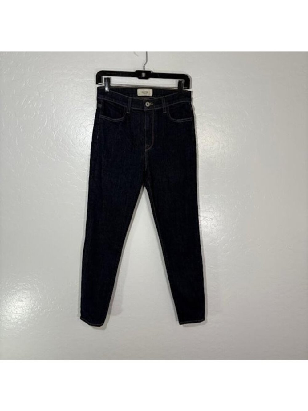 Baldwin Jeans Womens 29 Karlie High Rise Cropped Skinny Made USA Stretch Denim